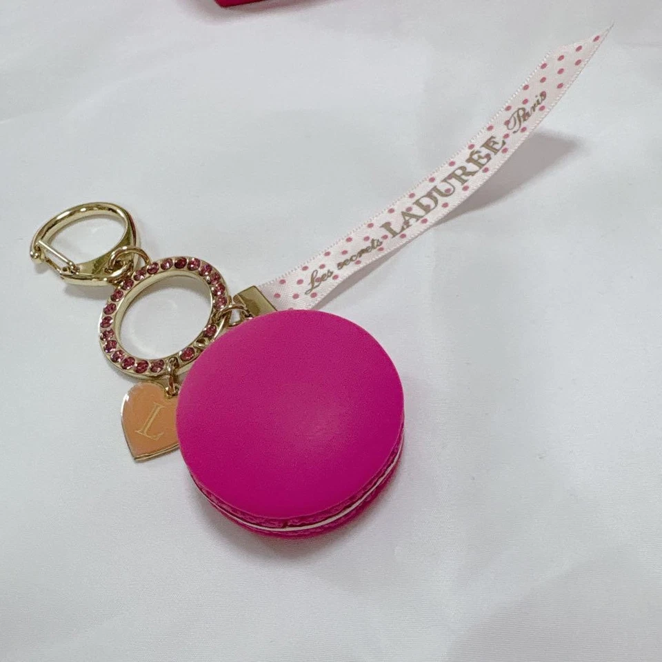 LADUREE Macaron Llavero Dije Estrás Día de San Valentín Limitado Con Caja Foto 4 de 4