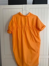 kleid 36/38  orange  knielang neuwertig