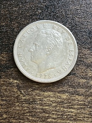 1975 Spain 5 Five Ptas XF Extremely Fine Actual Coin TC6282*