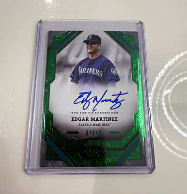 Topps 2025 Tier One T1A-EM Edgar Martinez Auto /49 Seattle Mariners
