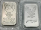 TWO (2) 1 oz SilverTowne Silver Bar .999 Fine - 2 ozs total