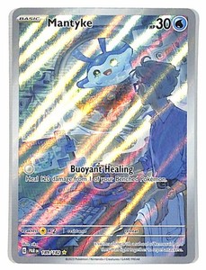 mantyke pokemon card value Paradox Rift [0] Buoyant Healing Heal 120 damage from 1 of your Benched Pokemon Amazon.com: Pokemon - Mantyke 189/182