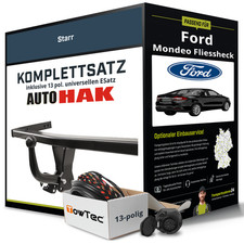 Anhängerkupplung starr für FORD Mondeo Fliessheck +E-Satz NEU kpl.  inkl. EBA