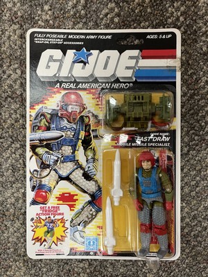 * VINTAGE 1987 GI JOE FAST DRAW ACTION FIGURE *BC
