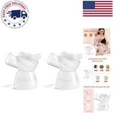 Replacement Connectors Compatible with Breast Pumps 8100/8102/8128 - 2 Pack