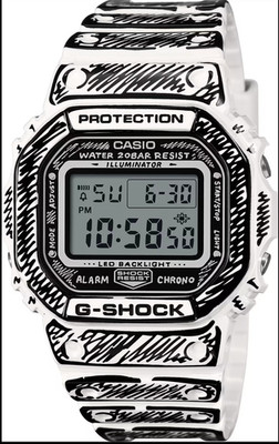 Casio G-Shock DW-5600JV-7JR Joshua Vides Collaboration- Limited Comic Style,NEU
