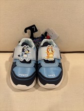 Bluey Toddler Boys' Light Up Slip On Sneakers. Size 7