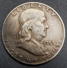 1953-D Franklin Half Dollar 90% Silver