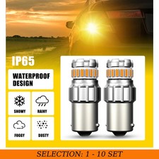 2-20x Auxito 1156 Amber Yellow Led Bulbs Reverse Light Turn Signal Drl Tail Lamp 2-20x Auxito 1156 Amber Yellow Led Bulbs Reverse Light Turn Signal Drl Tail Lamp