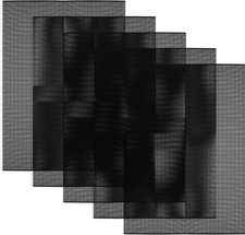 Eye Mesh 0.5Mm Fursuit Black Buckram Mesh 11.8In X 7.87In Waterproof Printable P