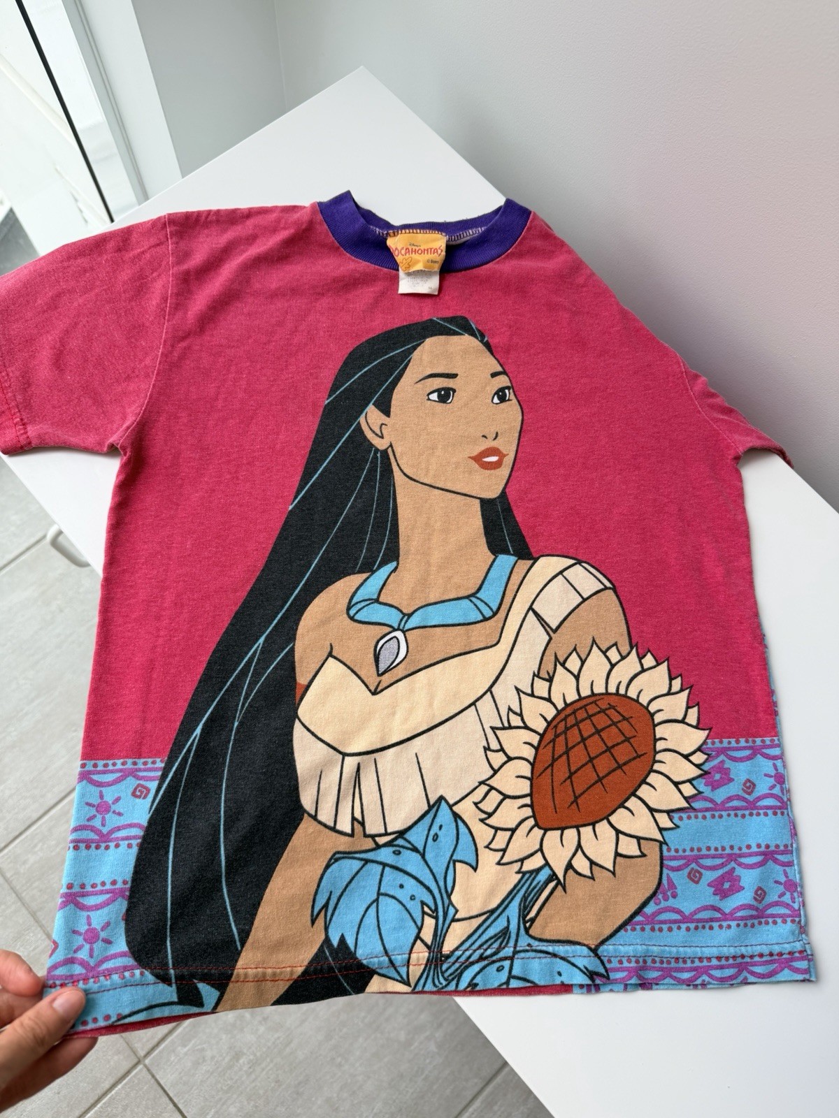 Vintage Pocahontas Double Sided Shirt Single Stitch