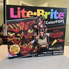 STRANGER THINGS Lite Brite Color POP SEASON 5 Vecna Demogorgon Hellfire NEW