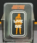 John Wick 1 oz .999 Fine Silver Silhouette "LIVE DIE" Bullion Bar in TEP