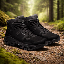 MEN On Running Cloudrock Mid Wp Black 3MF10161043 - All Size US 7-11