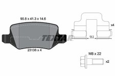 Bremsbelagsatz Hinten Lucas-System für Mercedes W168 W169 Vaneo 414 97-12