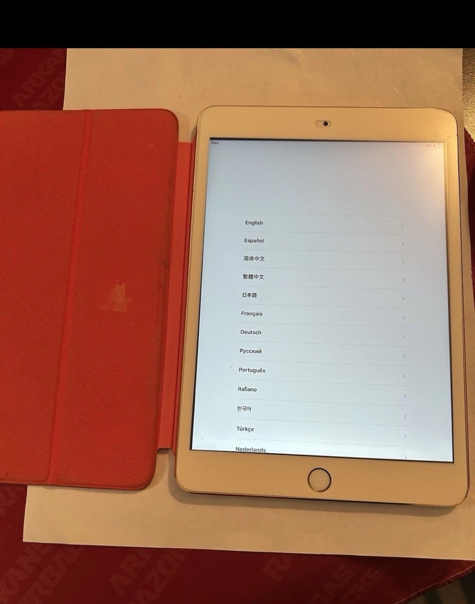 iPad mini (3rd Gen) Unlocked 16GB - Gold - Used, Model A1599 iPad mini (3rd Gen) Unlocked 16GB - Gold - Used, Model A1599