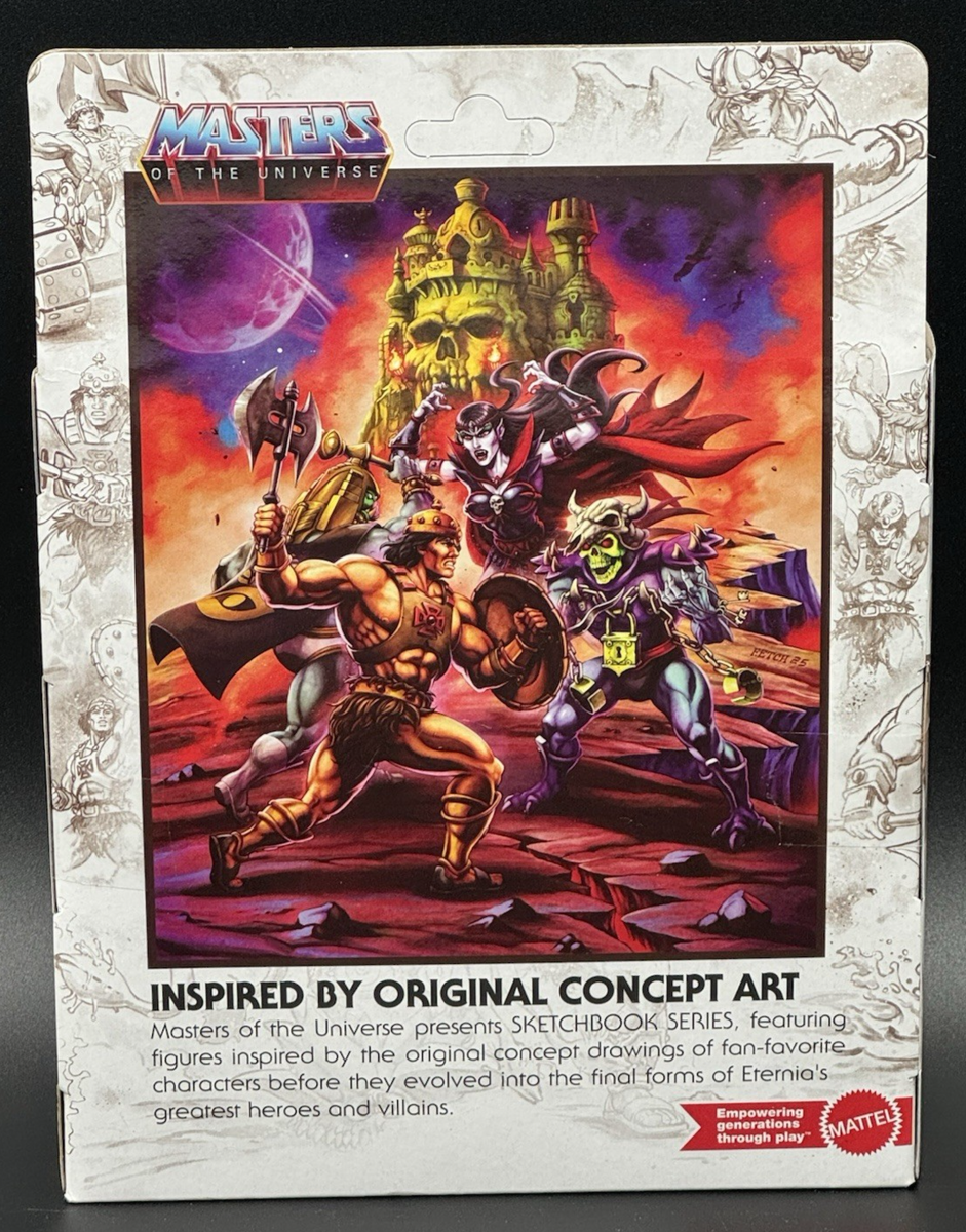 Masters of the Universe Origins Sketchbook Series He-Man Action
