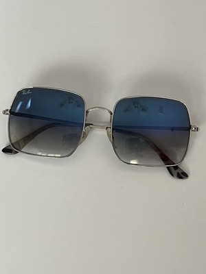 Ray-Ban Women\'s silver Frame blue Gradient Square Sunglasses 54mm RB1971 Ray-Ban 54mm Gradient Square Sunglasses (Women) | Nordstromrack main image 4