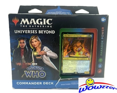 #ad Magic The Gathering Doctor Who Sealed Commander Deck PARADOX POWER Dinged $32.95