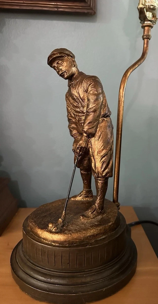 Golfer Lamp In Collectible Table Lamps for sale | eBay