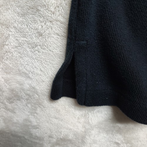 Polo Ralph Lauren maglione uomo 2XLT alto blu navy 1/4 zip pullover pony cotone - Foto 14 di 14