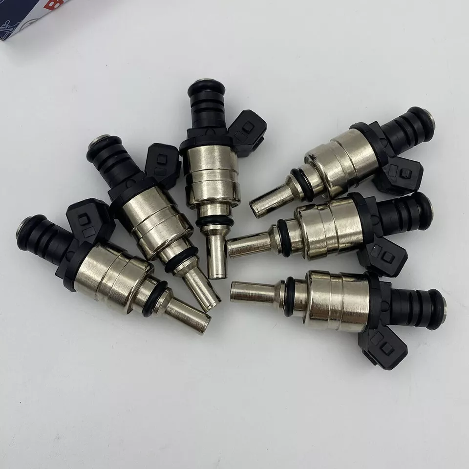 6 inyectores de combustible para BMW 320i 325ci 325i 1999-06 325xi 525i X3 Z3 Z4 1427240 Foto 4 de 4