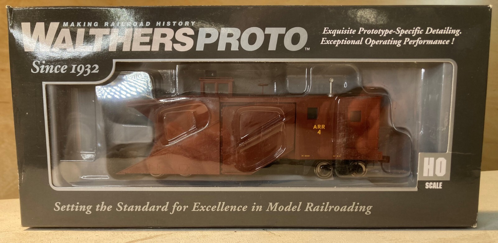 WalthersProto HO scale Alaska Railroad Russell Snowplow no. 4 eBay