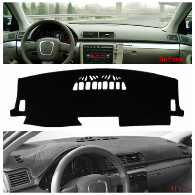 1PC Sale Black Inner Dash Mat Dashboard Sunshade Cover For Audi A4 B6 B7