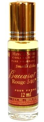 BACCARAT ROUGE 540 (SMELLS LIKE) FRAGANCE OIL 12ML BY HAVE Á SCENT Y.Z.Y