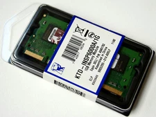 Kingston 1GB SO-DIMM 533 MHz DDR2 SDRAM Memory KTD-INSP6000A/1G for Laptop NEW !