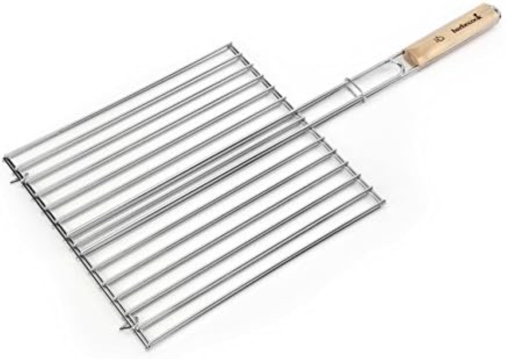 barbecook Doppia griglia Rettangolare, griglia BBQ, griglia BBQ, Accessorio per