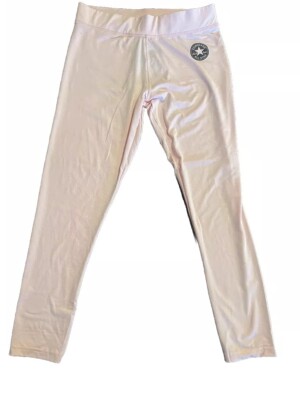 Converse Girls Pink Leggings New With Tags Size Large 12/13 Years