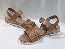 Skechers Bobs Desert Kiss Sunny Flair Brown Luggage Women's Sandals-Size 7.5 NWB