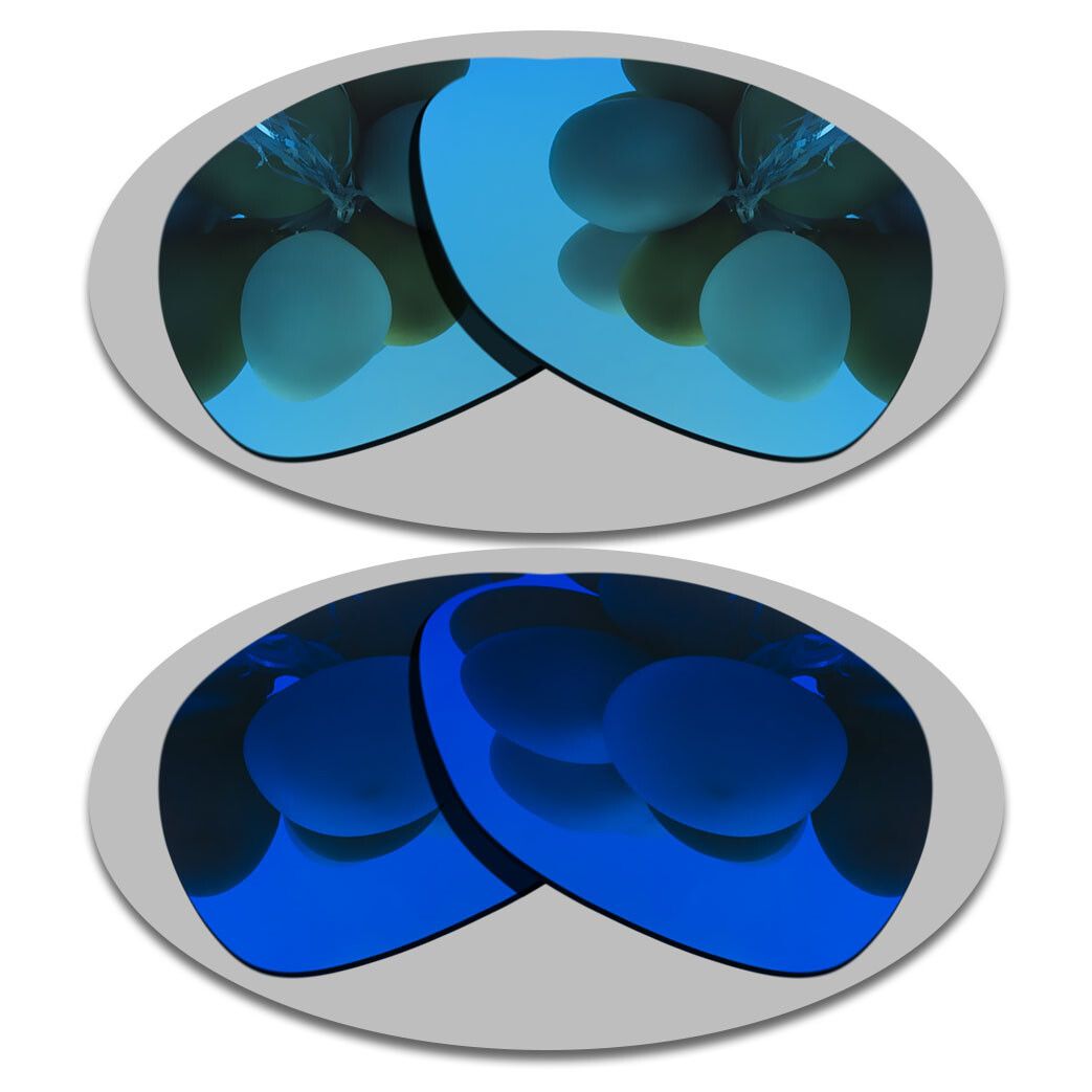 Sky Blue&Deep Blue Polarized Lenses Replacement For-Oakley Crosshair 2012