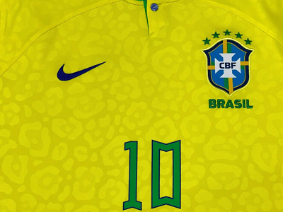 2022/23 Brazil Home Jersey #10 Neymar Jr 2XL Nike World Cup Brasil