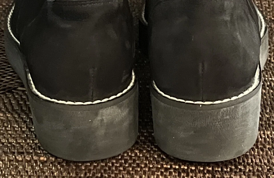 Arche Negro Gamuza Con Cordones Derby Plataforma Patente Croco Estampado Talla 41 Foto 4 de 4