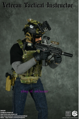 Easy&Simple 26052s 1/6 Veteran Tactical Instructor Action Figure
