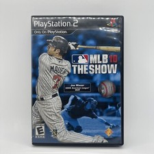 MLB 10 The Show PS2 Game Complete CIB Disc Works Clean Joe Mauer Minnesota Twins
