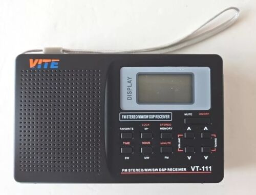 Vite VT-111 (Retekess V111) Portable FM/AM/SW/MW DSP Digital Radio - Imagen 1 de 5