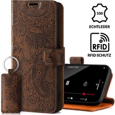 SURAZO  Echtleder Hülle Schutzhülle Flip Ca...