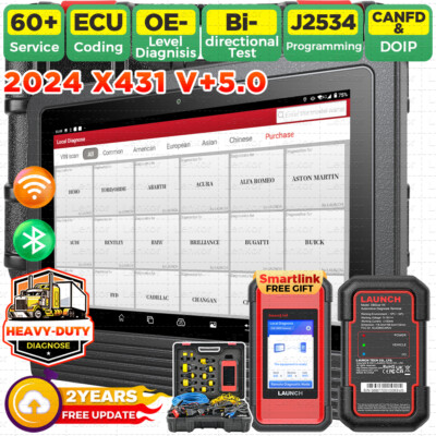 2026 LAUNCH X431 PRO3S+ V+ 5.0 PRO Elite Diagnostic Tool Key Coding TPMS Scanner