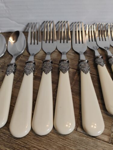 Annova 20 teiliges Besteckset Edelstahl Vintage Silberbesteck Besteckset,... - Bild 3 von 12