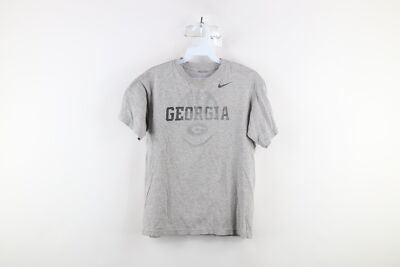 Vintage Nike Womens Small Faded Spell Out University of Georgia Football T-Shirt