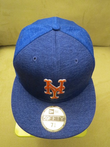 Sombrero ajustado New Era NY Mets dos tonos mezcla azul, logotipo naranja y plateado, talla 7 5/8 - Imagen 6 de 14