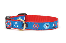 Up Country - Dog Puppy Design Collar -FIRST MATE Made In USA NWT SMALL