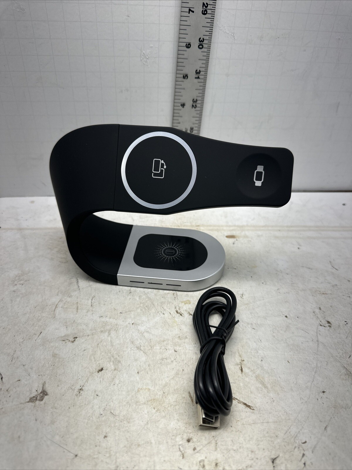 4in1Wireless Charging Station Charger Dock Pad For AirPods iPhone Apple Watch#W5-image