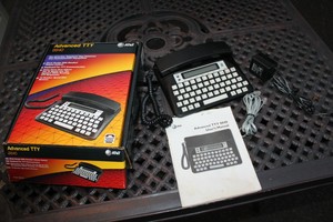 AT&T Advanced TTY 8840 Desktop Telephone For Hearing Impaired Box