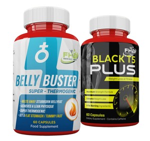 BELLY FAT BUSTER For Men + T5 FATBURNER Diet Slimming Pills For FAST