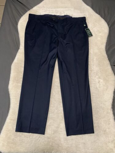 NWT Lauren Ralph Lauren Edgewood Dress Pants Mens 44x30 Straight Fit Navy Blue - Picture 2 of 8