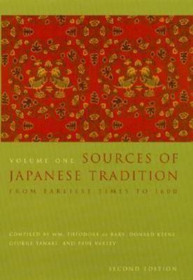 Sources of Japanese Tradition, Vol.- paperback, 0231086040, Ryusaku Tsunoda, new